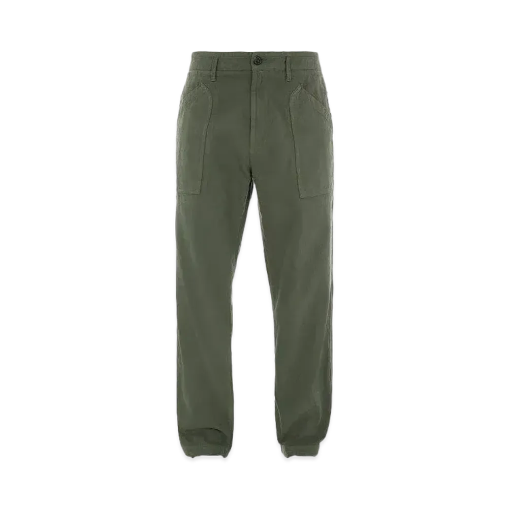 Stone Island 31604 TEXTURED BRUSHED RECYCLED COTTON "Sage Green"