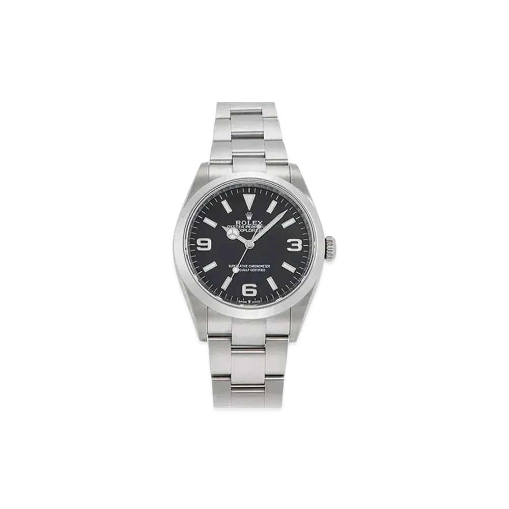 ROLEX Explorer I 36mm "Black/Stainless Steel" 124270
