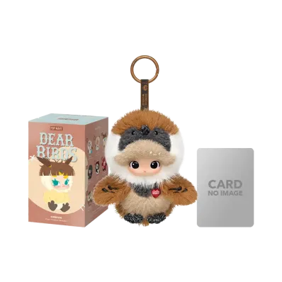 POP MART Dear Birds Series-Plush Pendant Whispers of Love (DIMOO)