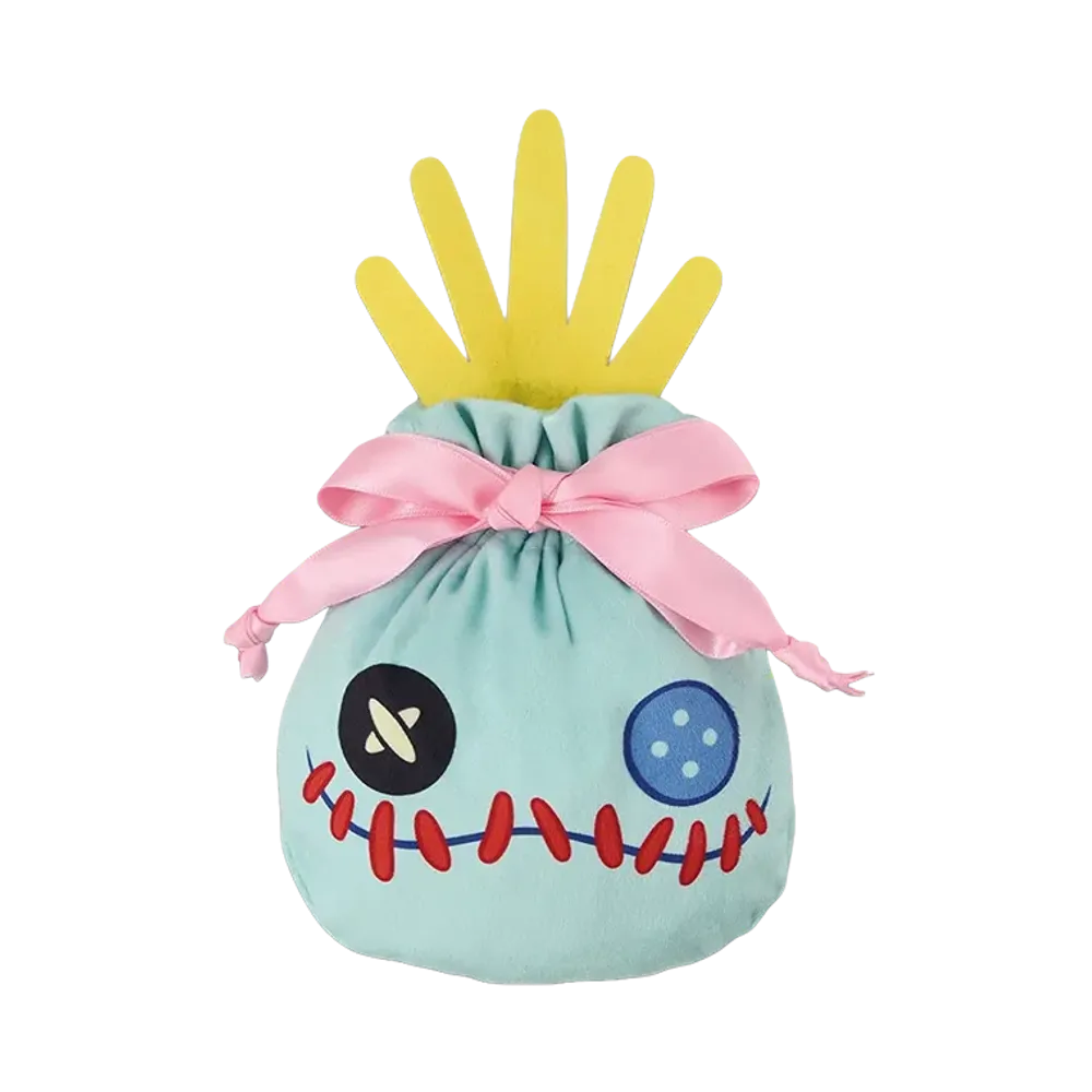 BANDAI "Ichiban Kuji" -Stitch Every day with you!- F Prize Scrump Face Drawstring Bag