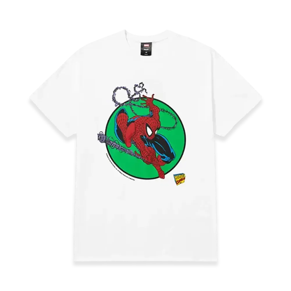 HUF x MARVEL SPIDER-MAN Three Hundred Tee "White"