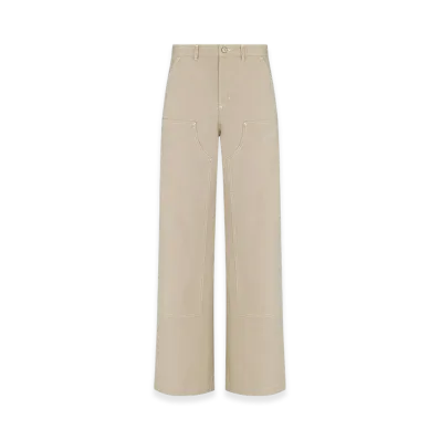 Dior x Lewis Hamilton Carpenter Jeans in Cotton "Beige"