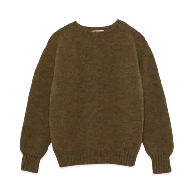 FUMIKA UCHIDA Shetland Sweater "Khaki"