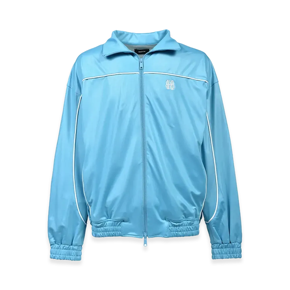 BREATH BH Logo Piping Coating Jacket "Turquoise"