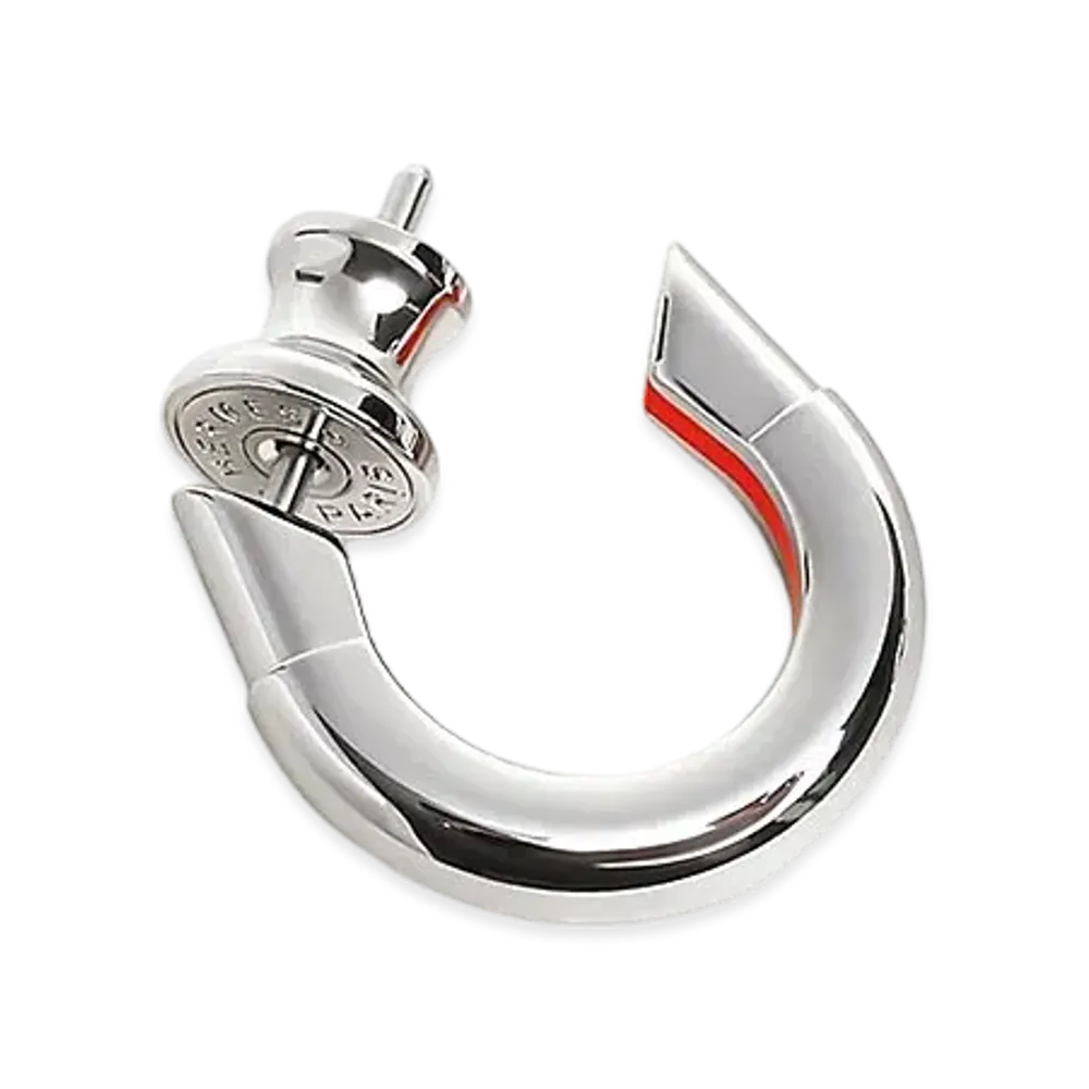 Hermes Sabot Single Earring "Orange Sature"