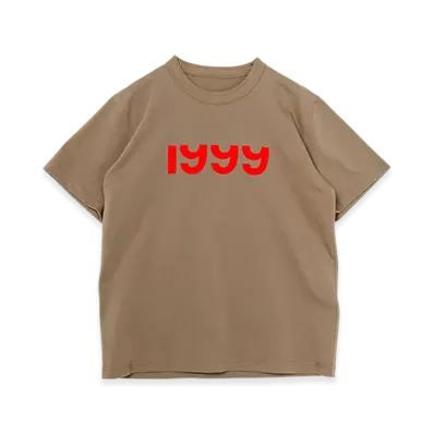 sacai Flock Print T-Shirt "Beige"