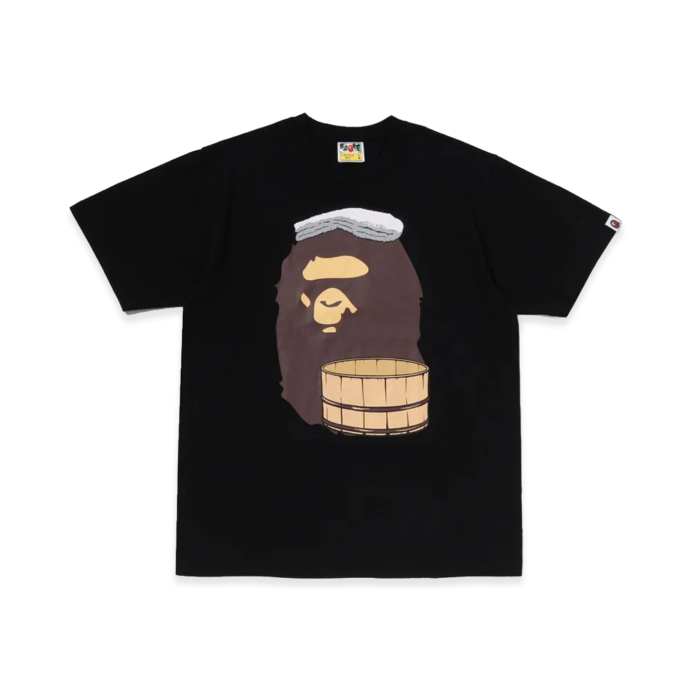 A BATHING APE SENTO Ape Head Tee "Black"