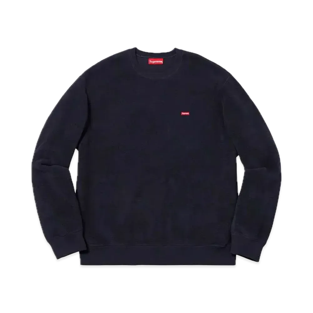 Supreme Polartec Small Box Crewneck "Navy"