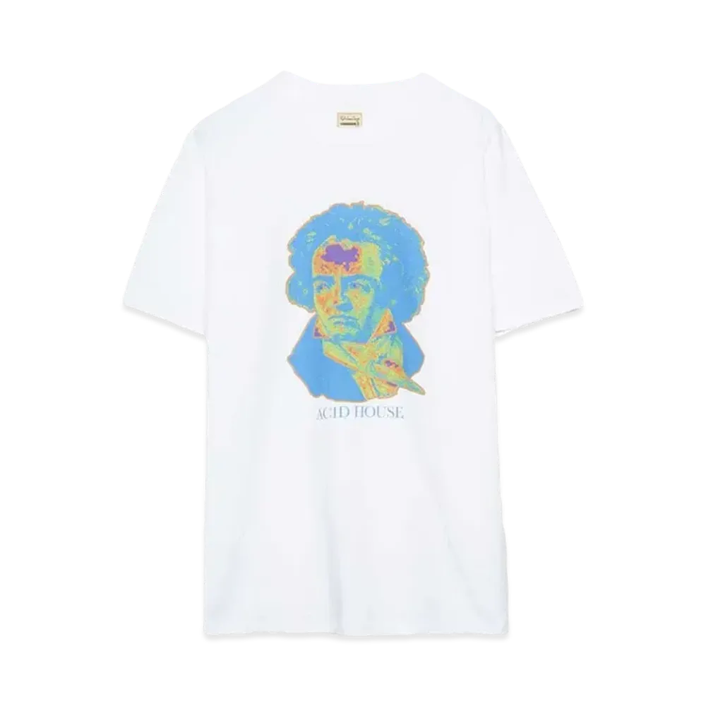 High Scream Center ACID HOUSE TEE "WHITE"
