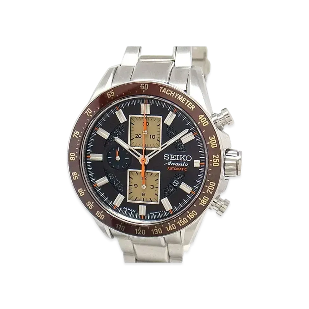 SEIKO Brightz Ananta Mechanical Chronograph "Black" SAEH007