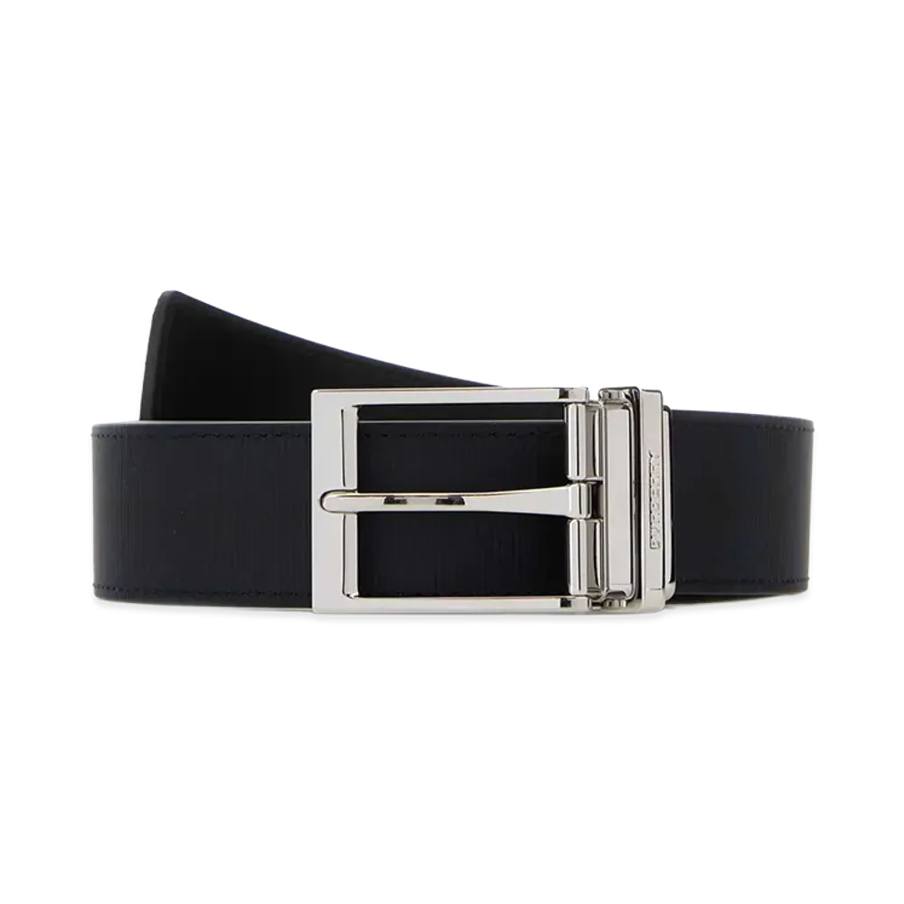 Burberry Printed Canvas Belt "Checked"