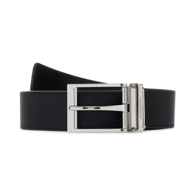 Burberry Printed Canvas Belt "Checked"