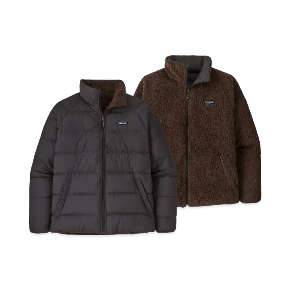 Patagonia Men's Reversible Silent Down Jacket "Black"