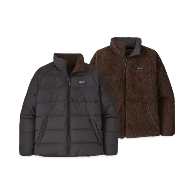 Patagonia Men's Reversible Silent Down Jacket "Black"