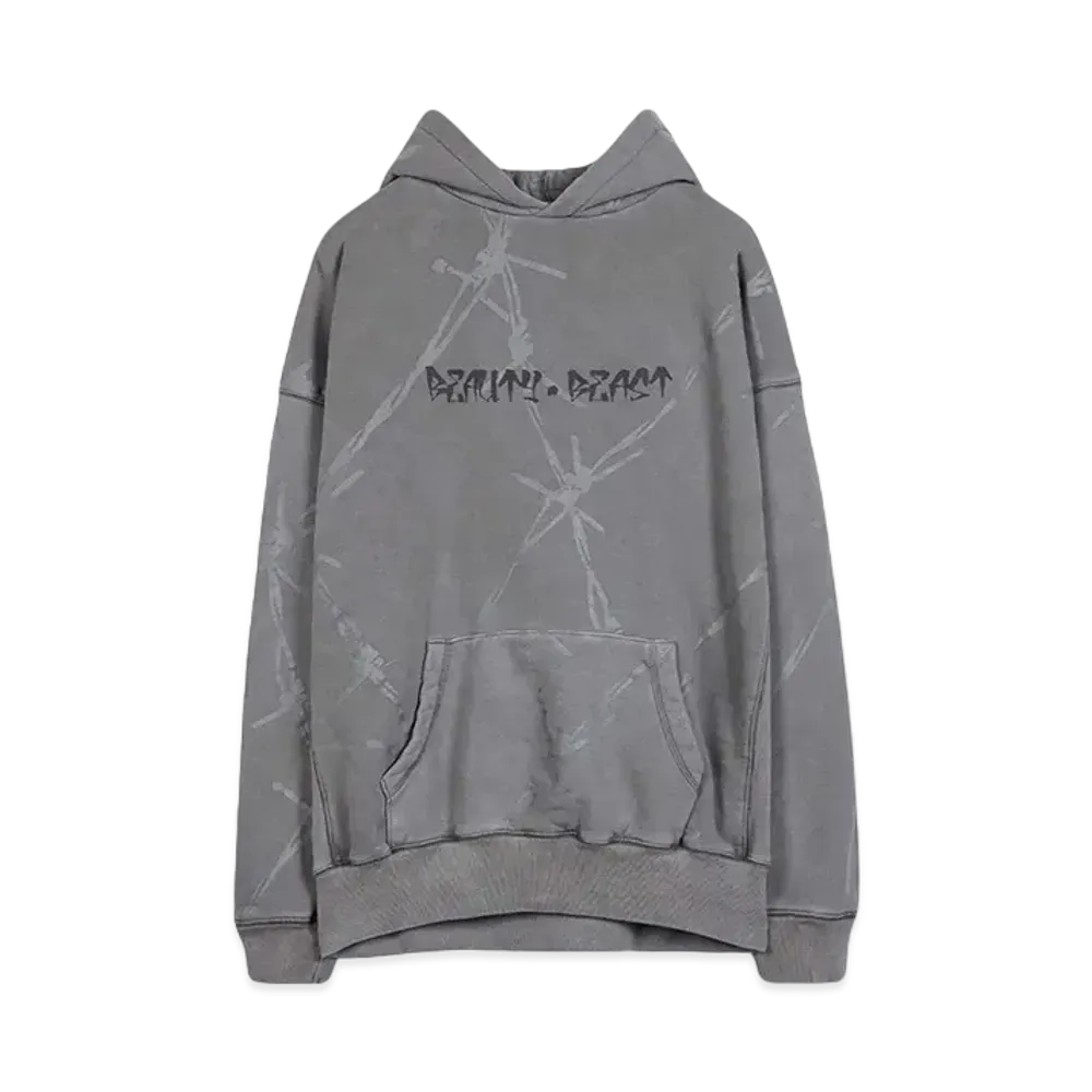 CVTVLIST x beauty:beast P.O HOODED “BARBED WIRE” "G・BLACK"