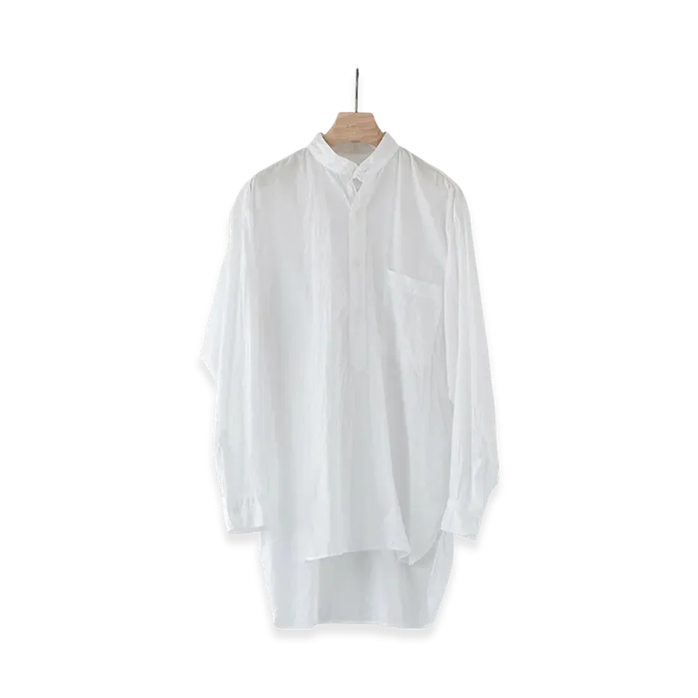 COMOLI Betashan Pullover Shirt "White"