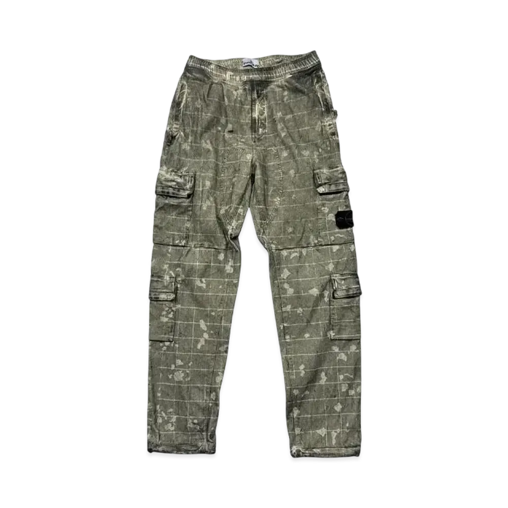 Stone Island Dust Ghillie Laser Cargo Trousers "Camo"