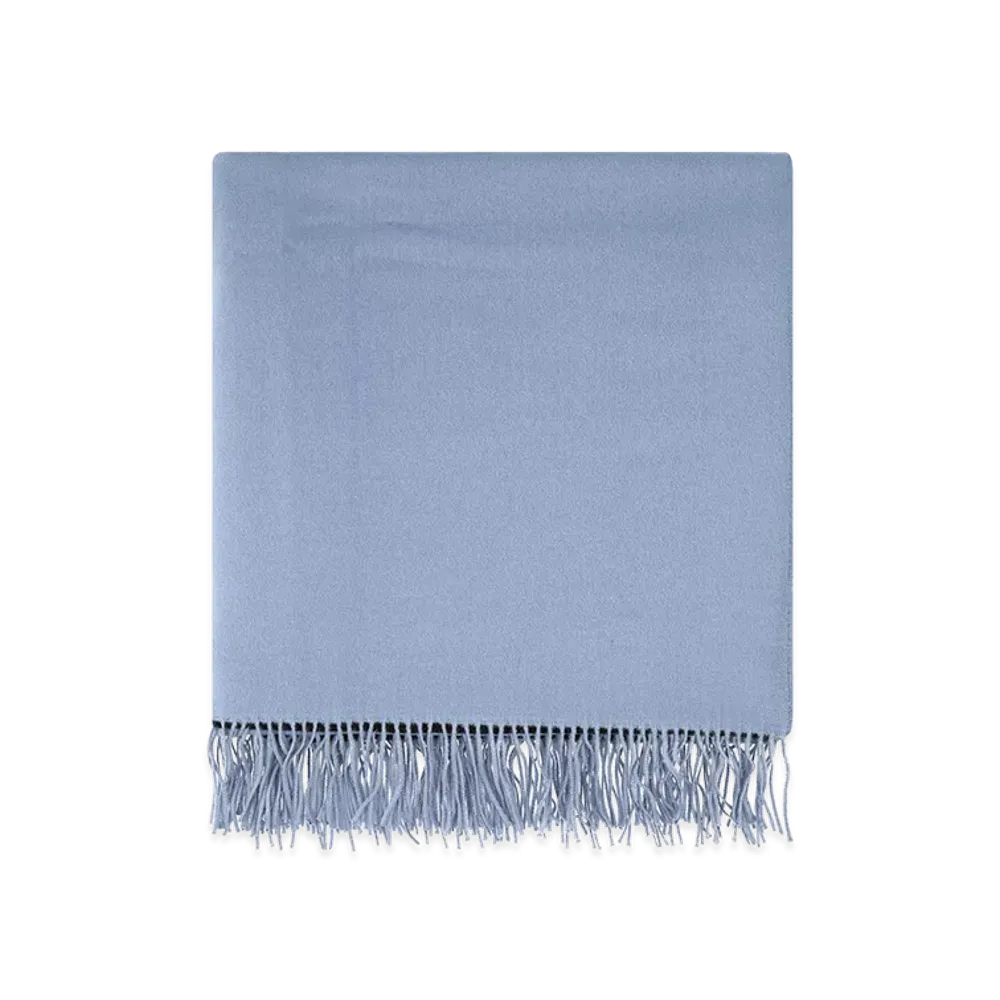 PRADA Powder Blue Cashmere Blanket "Light Blue"