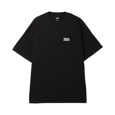 X-Girl Circle Background Face Logo S/S Big Tee Dress "Black"