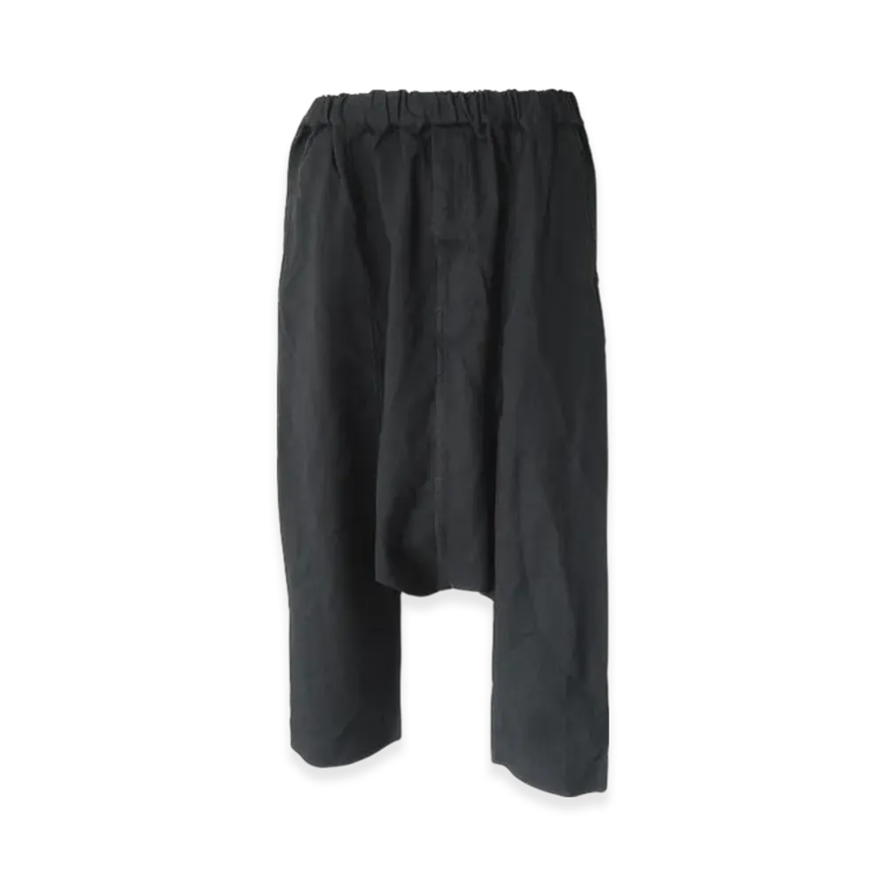 BLACK COMME des GARCONS Polyester Gabardine Garment Treated "Black"