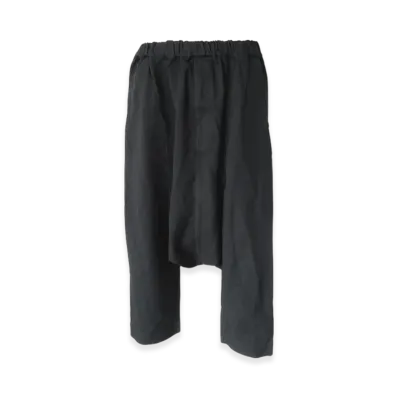 BLACK COMME des GARCONS Polyester Gabardine Garment Treated "Black"
