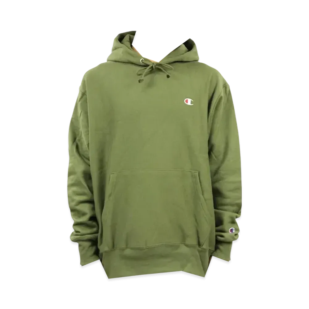 Champion Reverse Weave Heavyweight 12Oz Pullover Hoodie "Dark Olive"