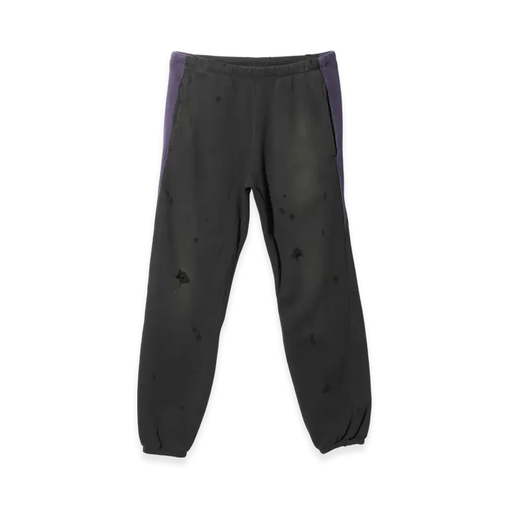 NEEDLES 2-Tone String Sweat Pant-Cotton French Terry "Black"