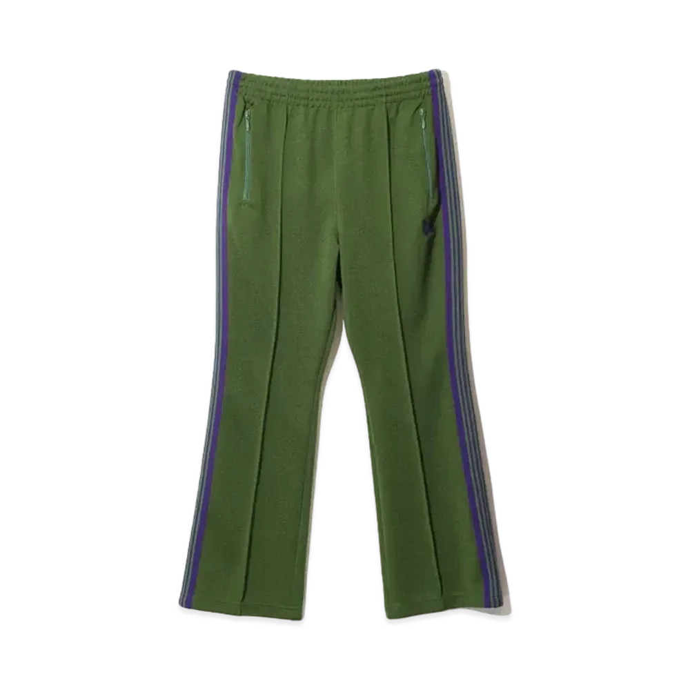 Needles Boot-Cut Track Pant - Poly Smooth "Ivy Green"