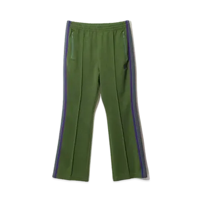 Needles Boot-Cut Track Pant - Poly Smooth "Ivy Green"