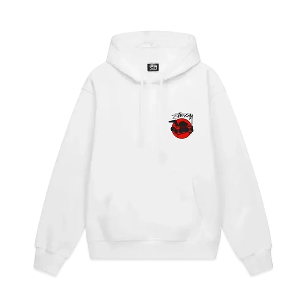 Stussy Skateman Hoodie "White"