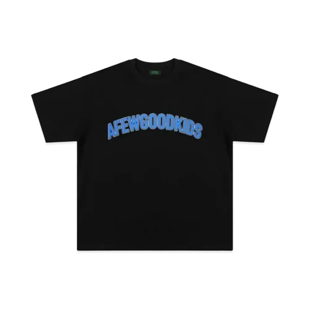 A FEW GOOD KIDS Semicircle Logo Tee "Black"