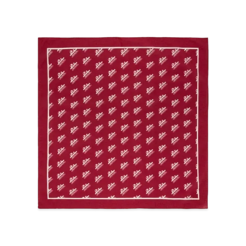 Aime Leon Dore Unisphere Repeat Print Bandana "Red&Cream"