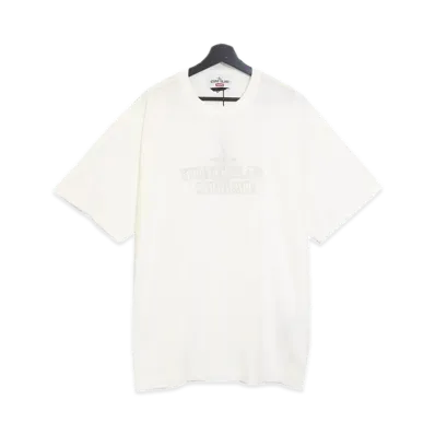 Supreme x Stone Island Embroidered Logo S/S Top "White"