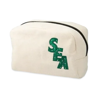 WIND AND SEA S_E_A (DOT) Dopp Kit Pouch "Ecru"