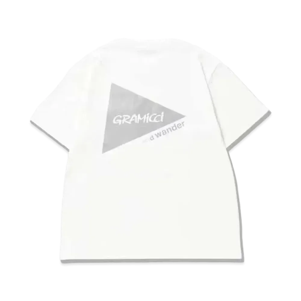 GRAMICCI x and wander Back Print Tee "White"
