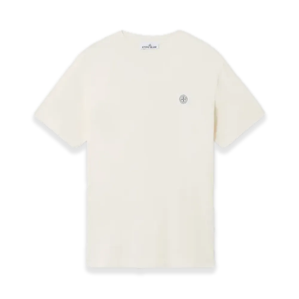 Stone Island 2100034 Combed Organic Cotton Jersey "Ivory"