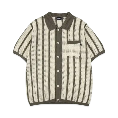 SPLR Mesh Knit Shirt "Cream"