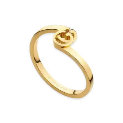 GUCCI Yellow Gold GG Ring "Gold"