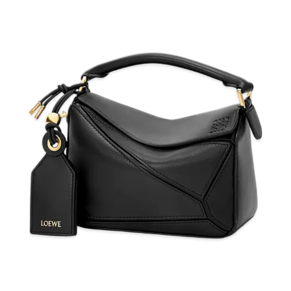 LOEWE Featherlight Puzzle Bag Mini "Black"