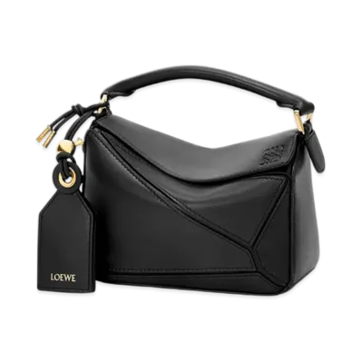 LOEWE Featherlight Puzzle Bag Mini "Black"