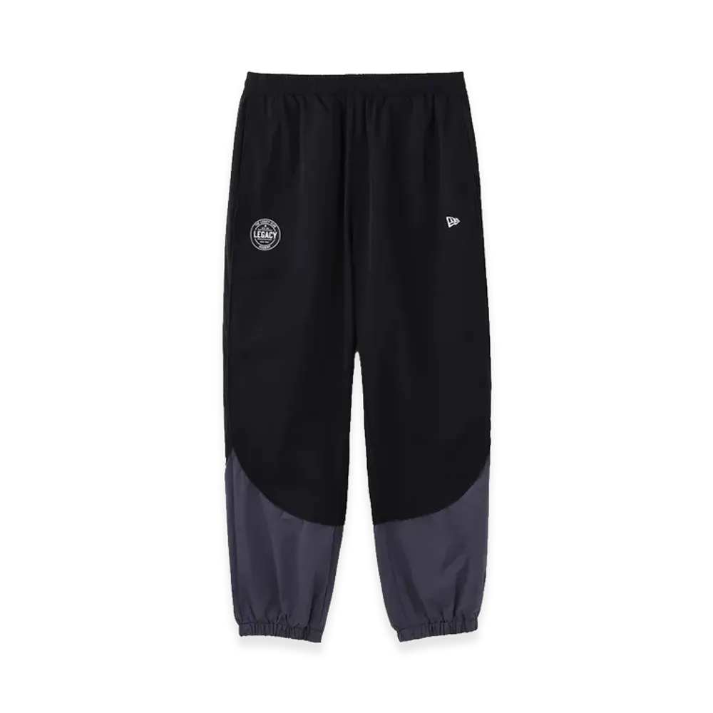NEW ERA The Legacy Club Academy Oversized Piping Track Pants "Black/Gray"