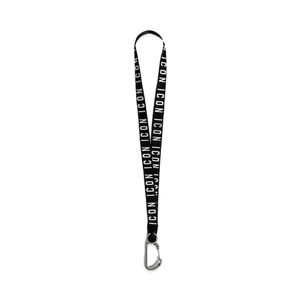 Dsquared2 Be Icon Key Ring "Black/White"