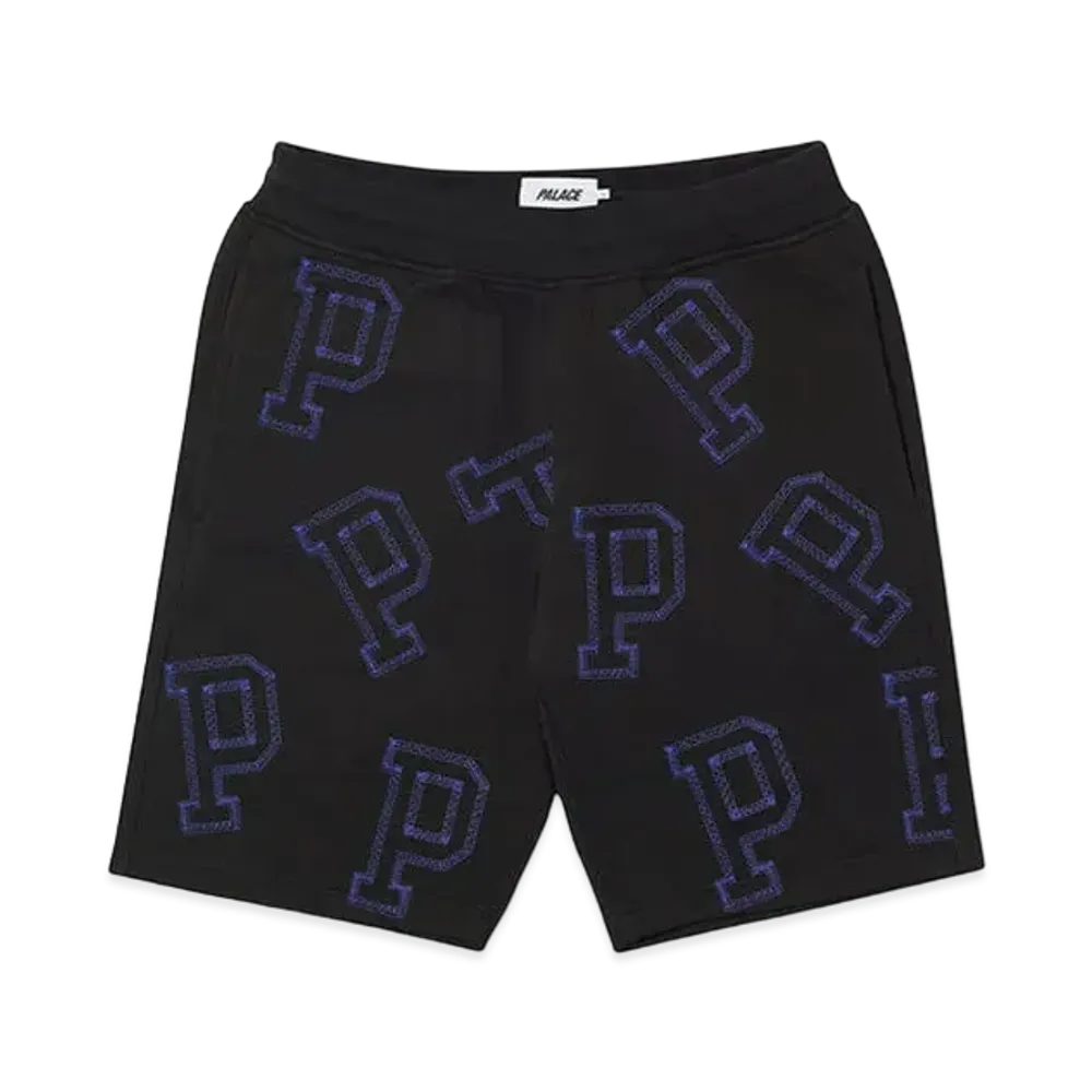 PALACE MULTI P SWEAT SHORTS "Black"