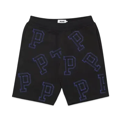 PALACE MULTI P SWEAT SHORTS "Black"