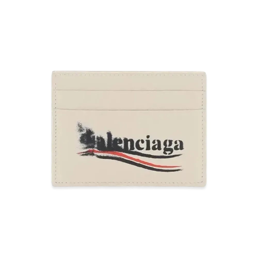 BALENCIAGA Cash Card Holder "Light Beige"