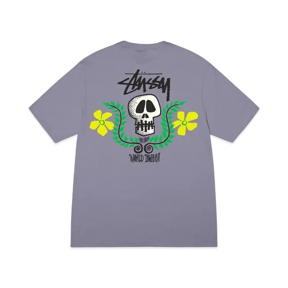 Stussy Skull Crest Tee "Mauve"