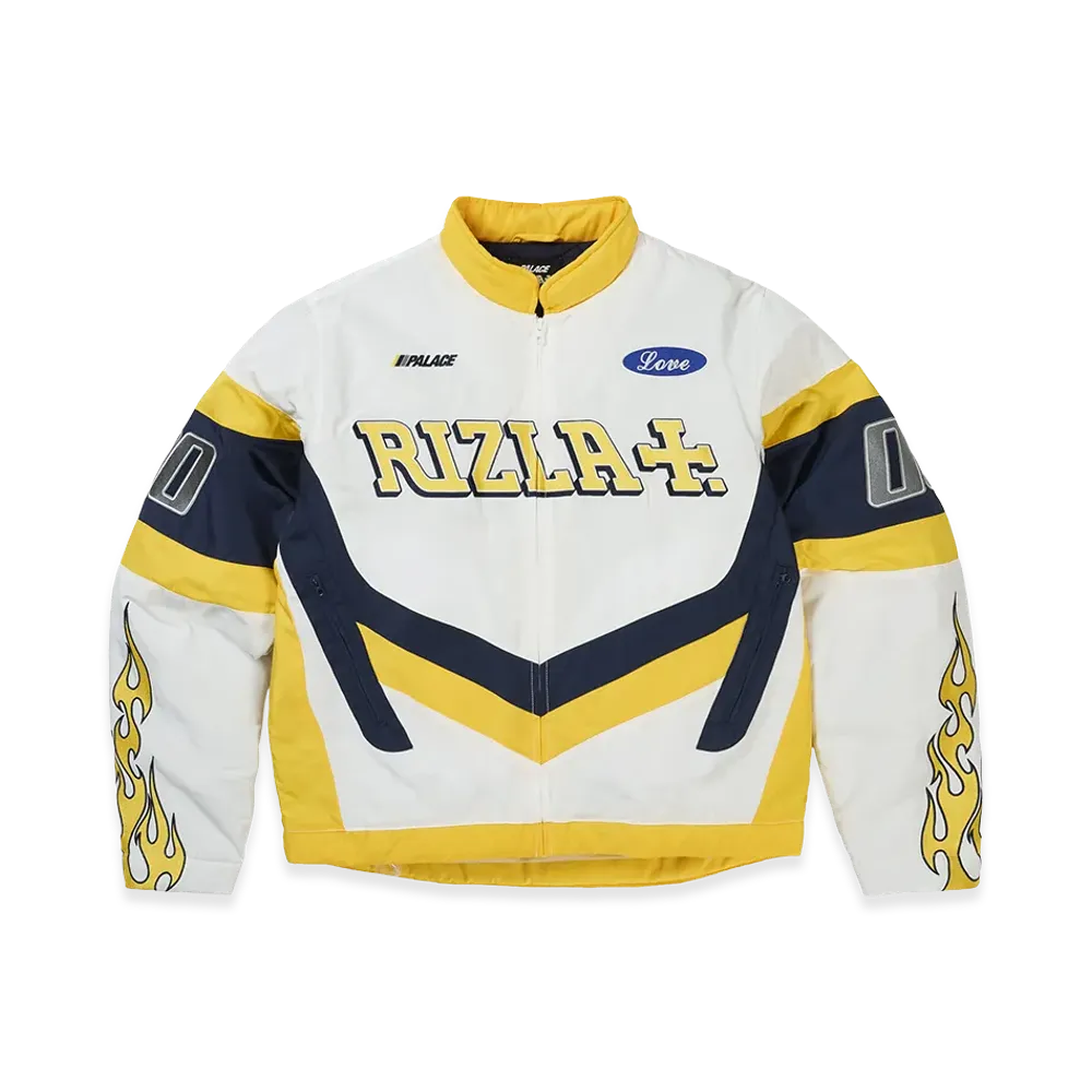 PALACE x RIZLA Race Jacket "White"