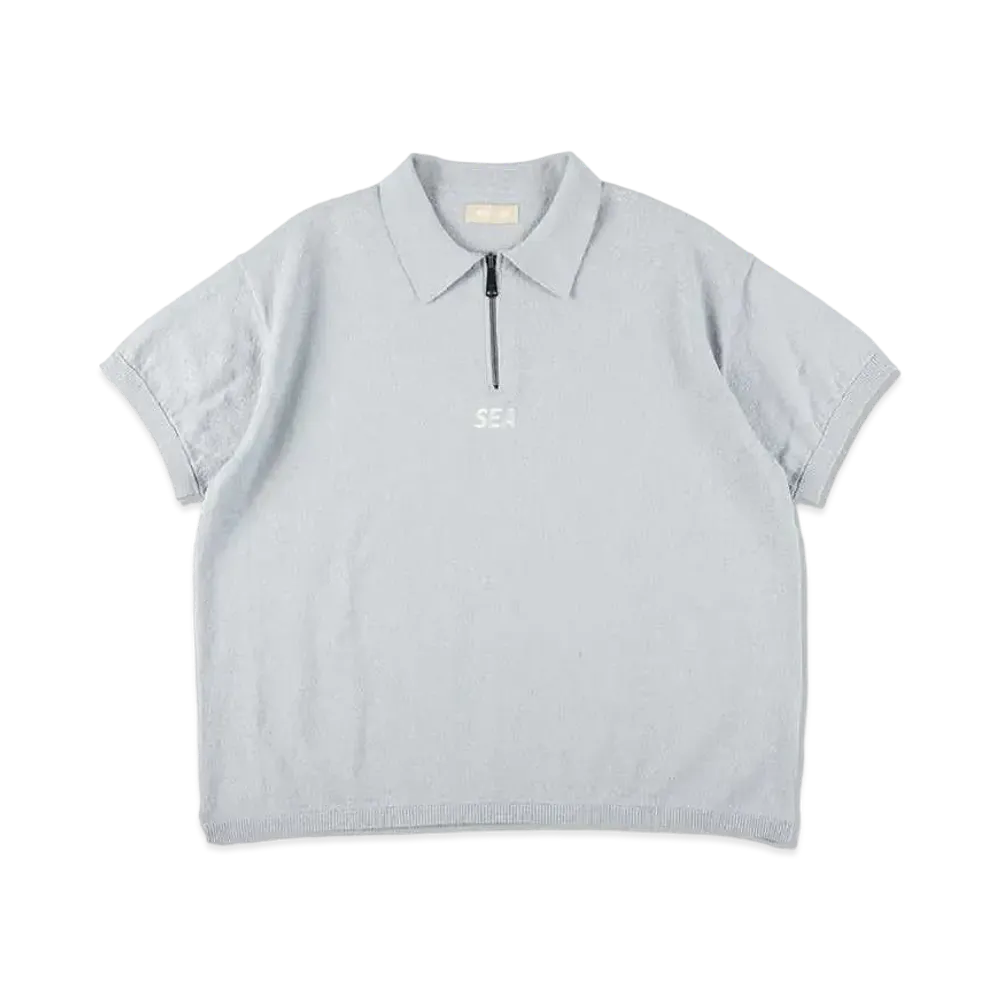 WIND AND SEA Bouclet S/S Polo "Sky"