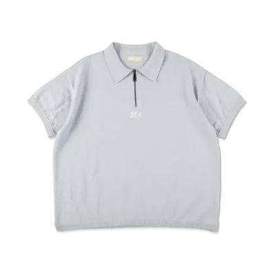 WIND AND SEA Bouclet S/S Polo "Sky"
