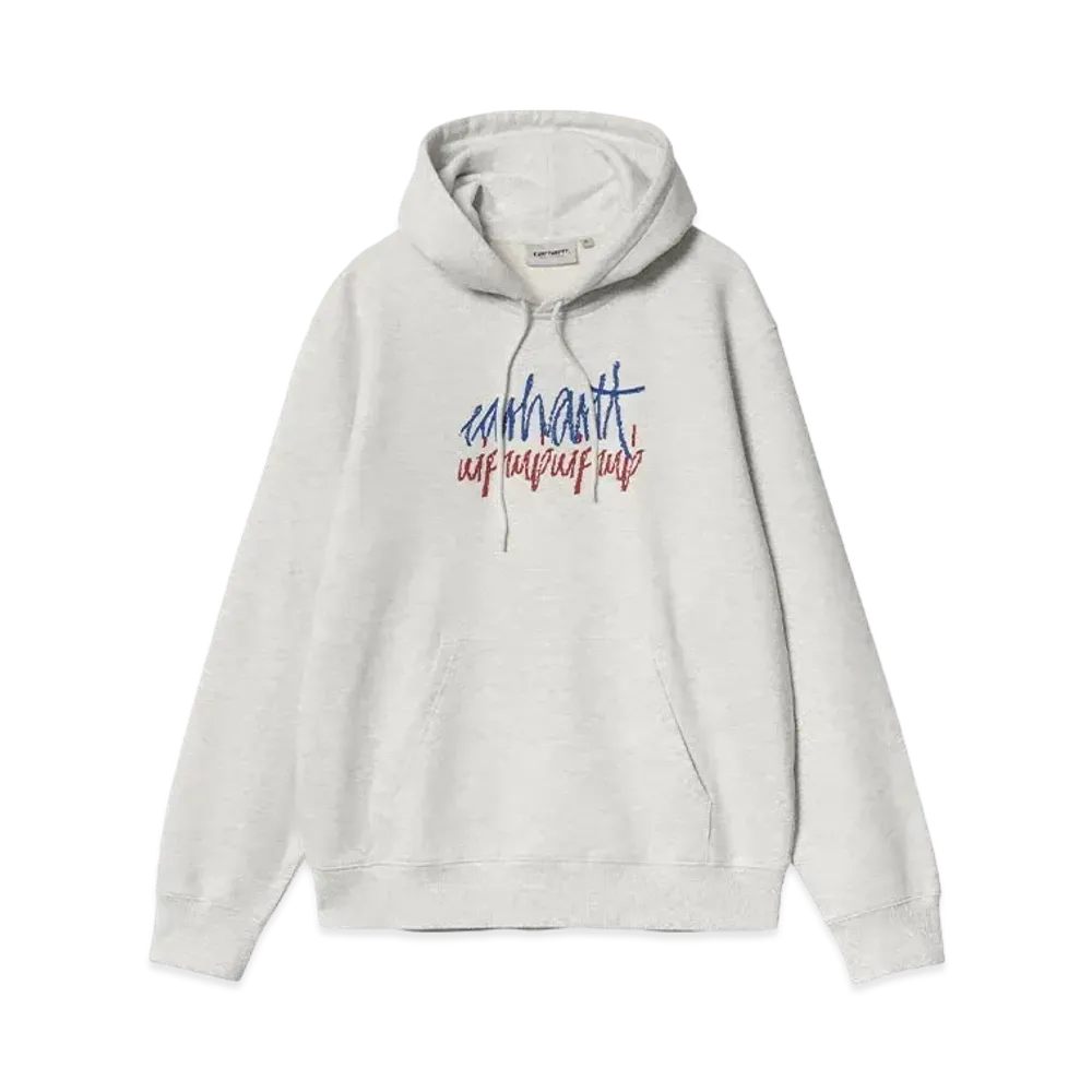 Carhartt WIP Hooded Stereo Sweat "Ash Heather"